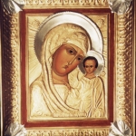 Реставрация иконы Пресвятой Богородицы.