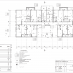 Архитектурное бюро MADE GROUP. Жилой дом «Смуглянка» на улице Баранова в Ижевске. План 1-го этажа Архитектурное бюро MADE GROUP. Жилой дом «Смуглянка» на улице Баранова в Ижевске. План 1-го этажа