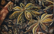 «Звездочки аниса» — часть полиптиха «Кофе». Холст/масло, размер 30x40 см. Дата создания: октябрь 2012 года. Находится в частной коллекции.