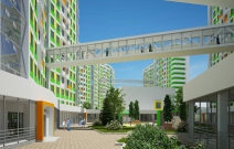 Архитектурный проект студенческого общежития, тип 5, вместимость 1320 человек