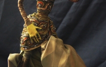 Портретная кукла - Царевна-лягушка на пенсии. Цернит, текстиль.